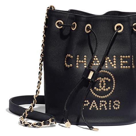 chanel shiny grained calfskin|chanel grained calfskin drawstring bag.